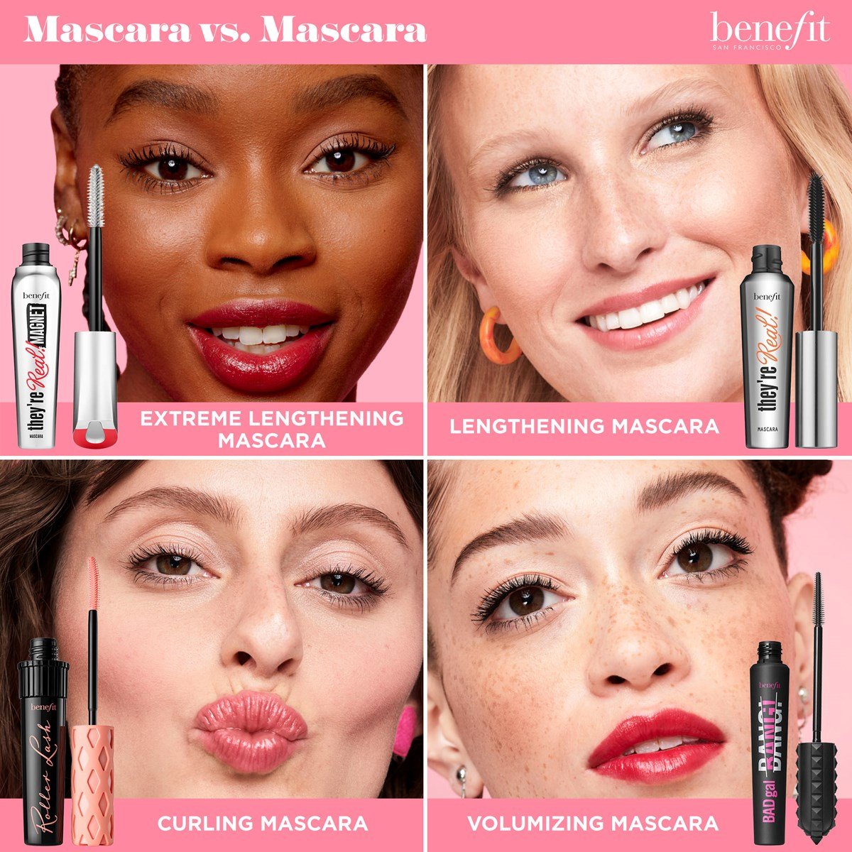 Benefit Cosmetics Mini They're Real! Magnet Extreme Lengthening Mascara  Supercharged Black