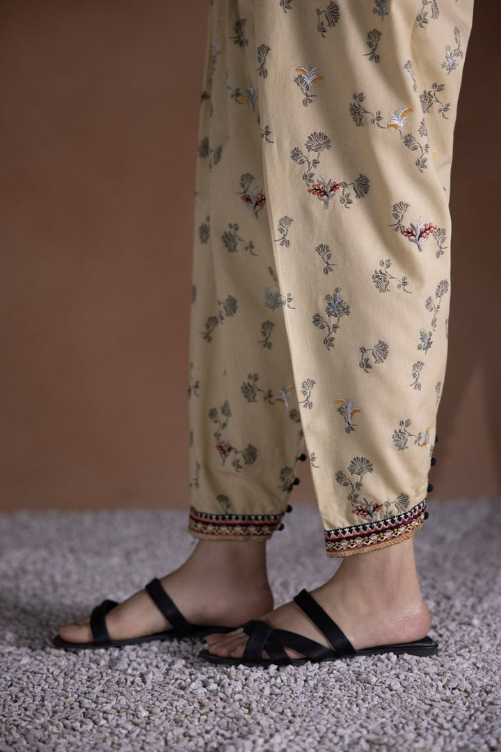 Sapphire- Embroidered Jacquard Shalwar