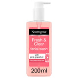 Neutrogena- Fresh & Clear Facial Wash, Pink Grapefruit & Vitamin C, 200ml