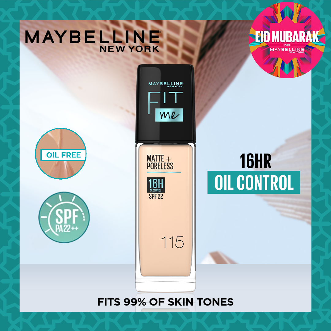 Maybelline - Base de Maquillaje Fit Me Matte + Poreless - 115