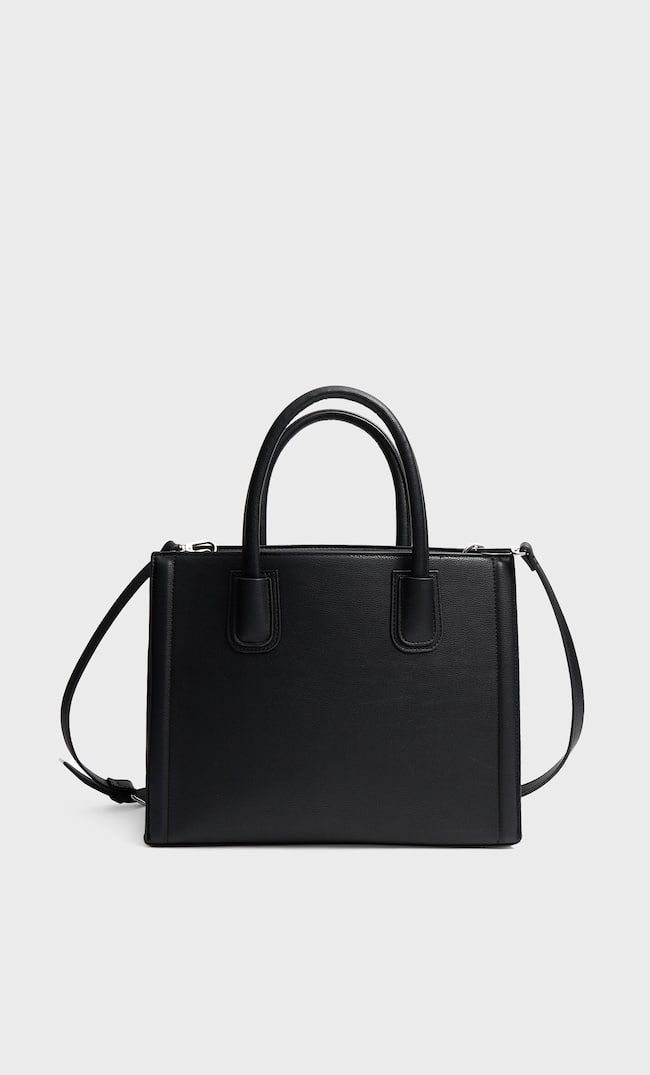 Stradivarius - Rigid tote bag