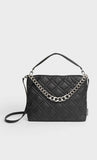 Stradivarius- Quilted handbag with chain strap