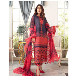 Keshia– 3 Piece Embroidered Unstitched Lawn