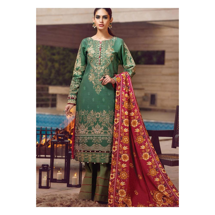 Gulaal Embroidered Wool Suits Unstitched 3 Piece GL21W GW-08 - Winter Collection