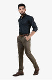 Ignite- Olive Stretchable Smart Chino for Men
