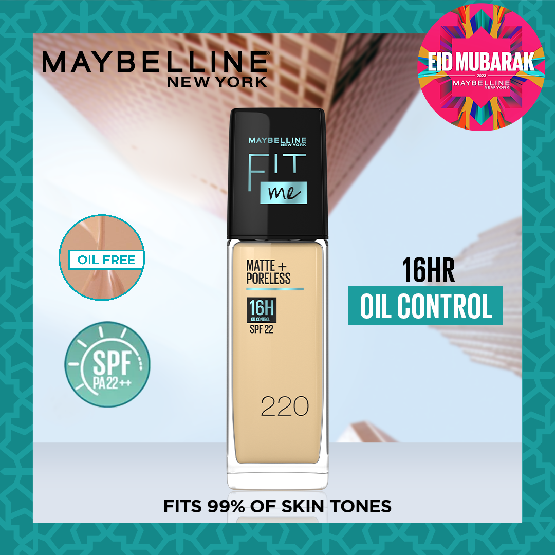 Maybelline New York- New Fit Me Matte + Poreless Liquid Foundation