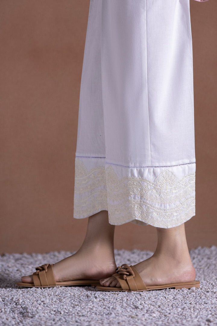 Sapphire- Embroidered Cambric Culottes