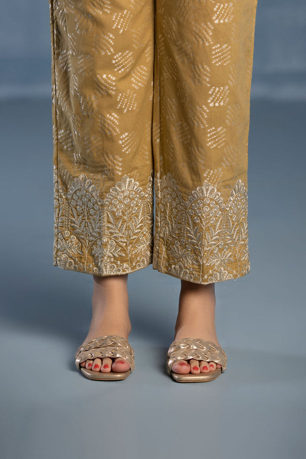 Womens Ready To Wear Embroidered Pants