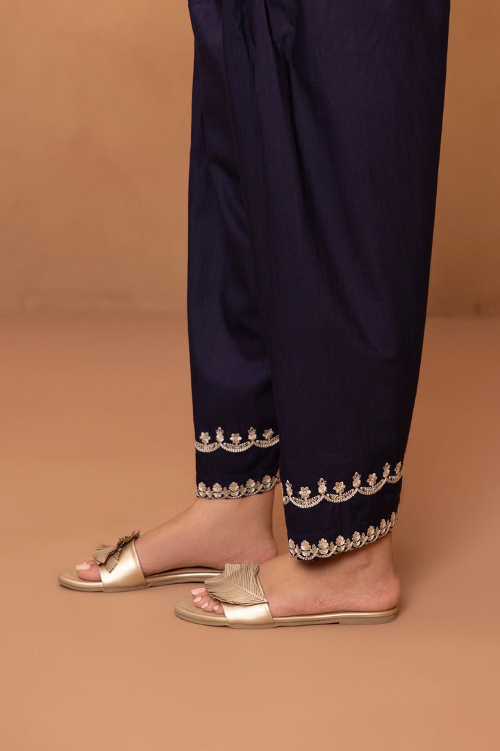 Sapphire- Embroidered Khaddar Shalwar