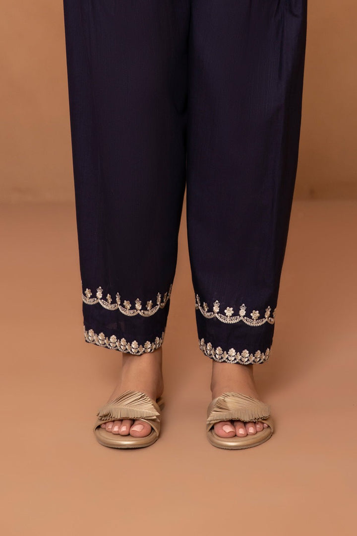 Sapphire- Embroidered Khaddar Shalwar