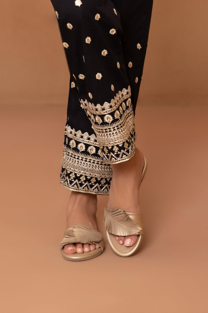 Sapphire- Embroidered Khaddar Pants