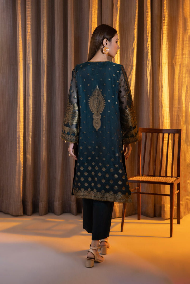 Sapphire- 2 Piece - Embroidered Jacquard Suit