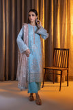 Sapphire - 3 Piece - Embroidered Net Suit
