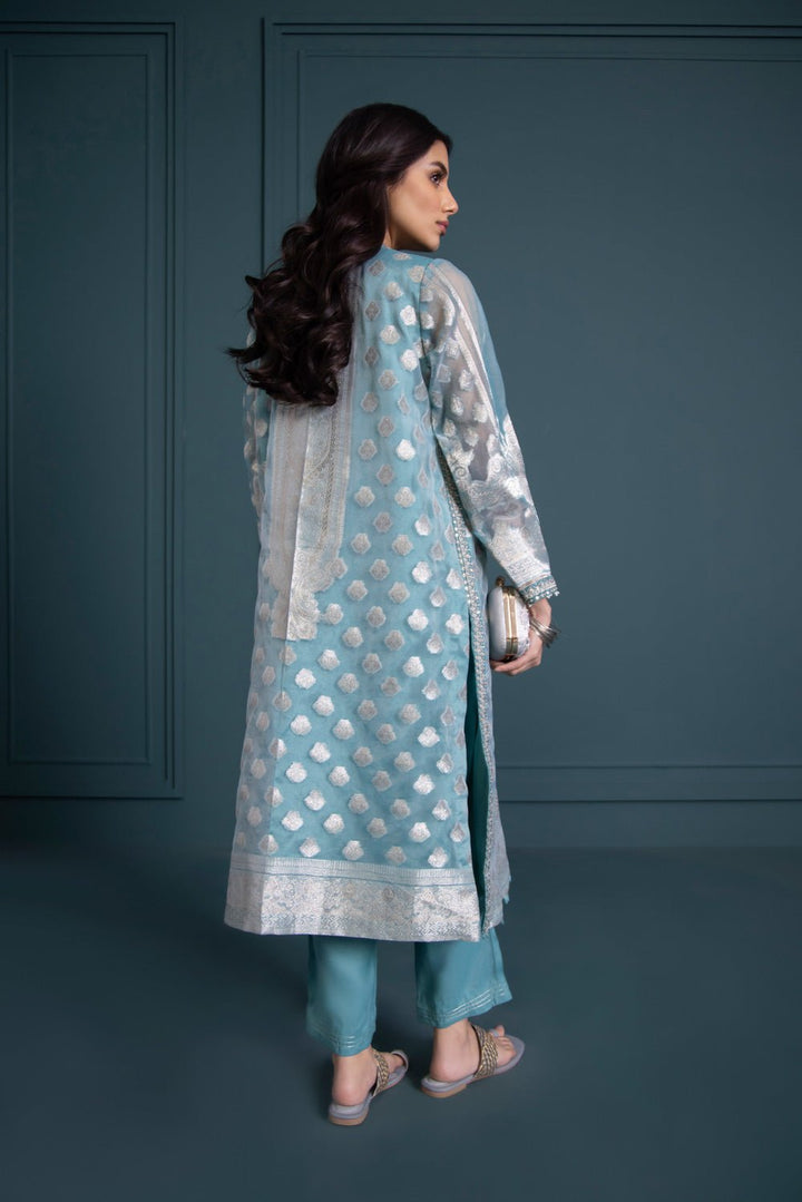 Sapphire 2 Piece - Embroidered Jacquard Suit