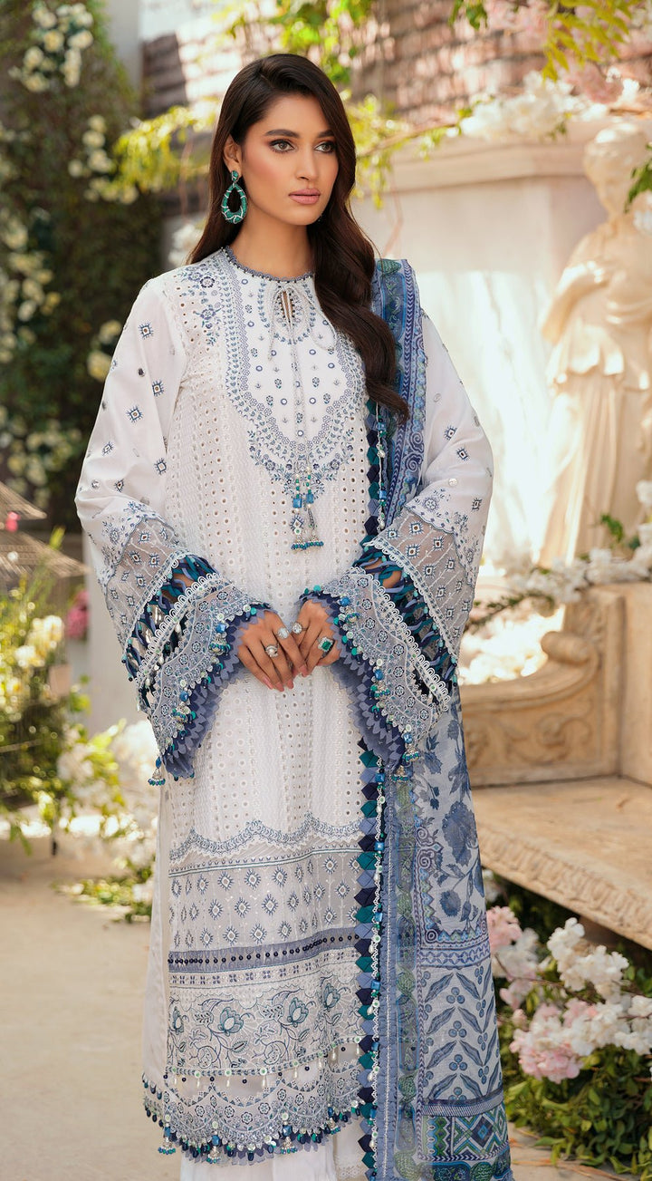 Anaya By Kiran Chaudhry- Embroidered Lawn Suits Unstitched 3 Piece AKC22CK ACL22-04-Alizay - Luxury Collection