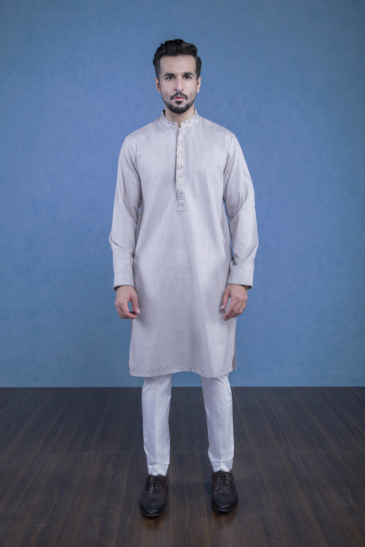 Sapphire- Embroidered Poly Viscose Kurta