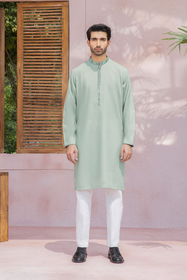 Sapphire - Embroidered Dobby Kurta