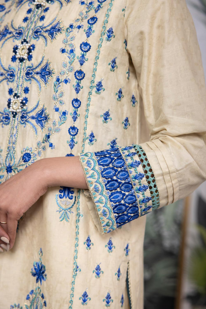 Sapphire- 2 Piece - Embroidered Lawn Suit