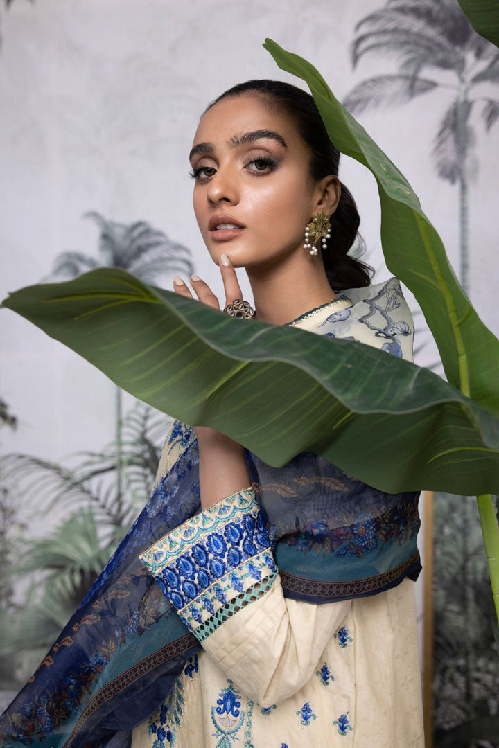 Sapphire- 2 Piece - Embroidered Lawn Suit