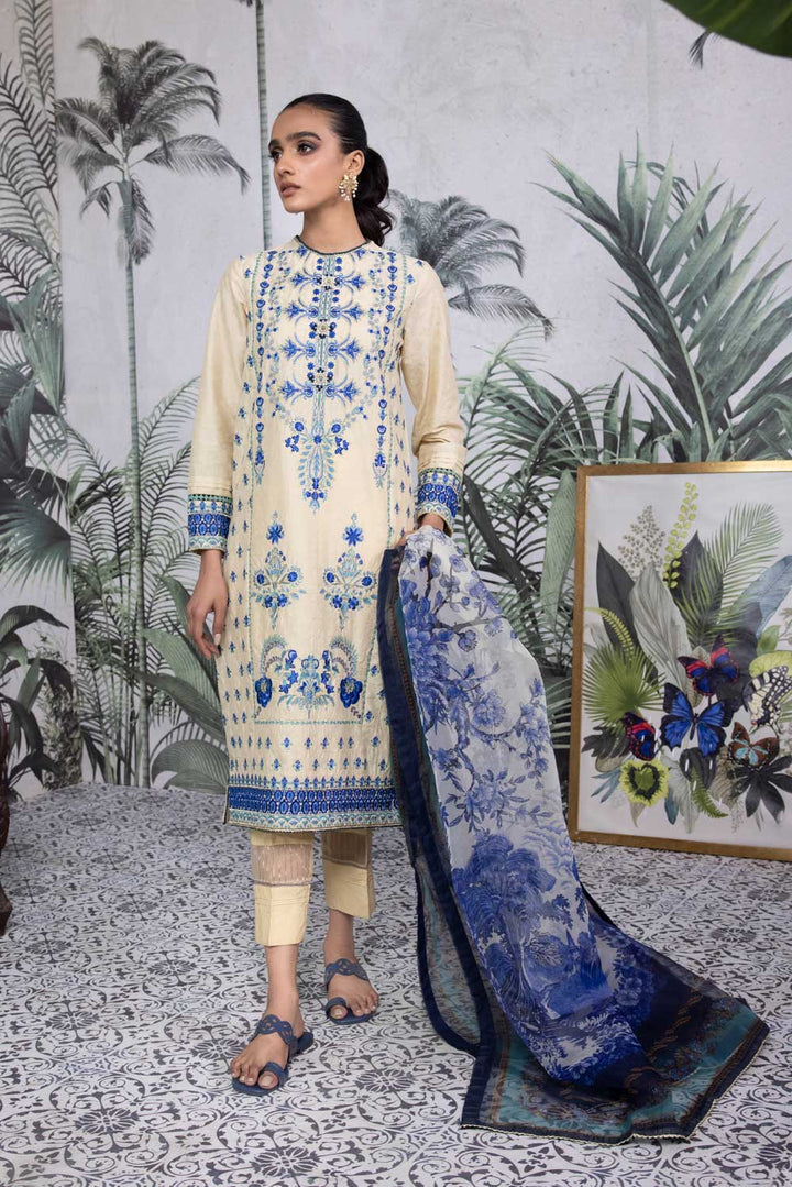 Sapphire- 2 Piece - Embroidered Lawn Suit