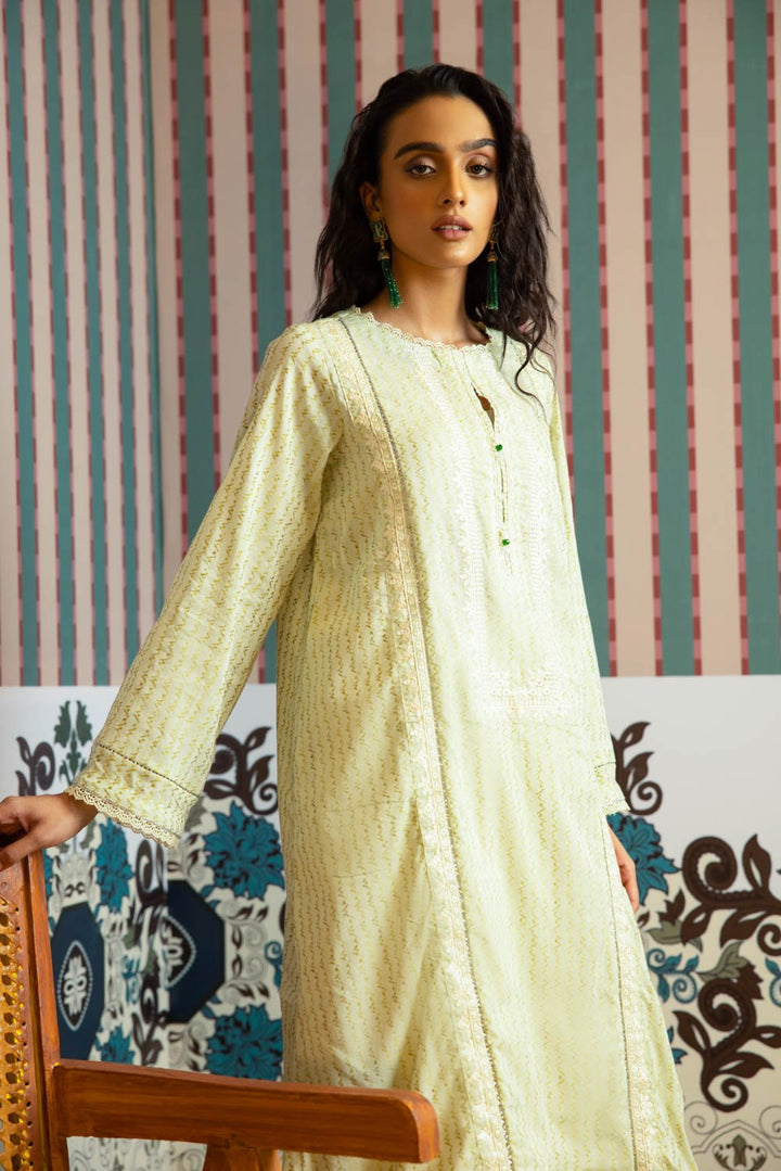 Sapphire- Embroidered Lawn Shirt