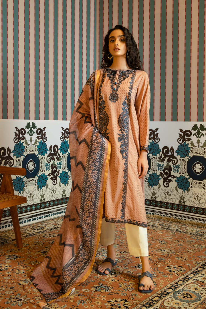 Sapphire- 2 Piece - Embroidered Lawn Suit