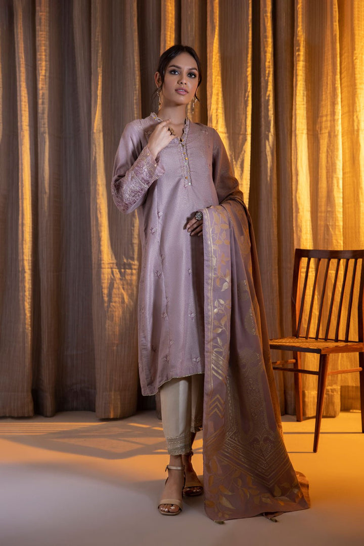 Sapphire- 2 Piece - Embroidered Jacquard Suit