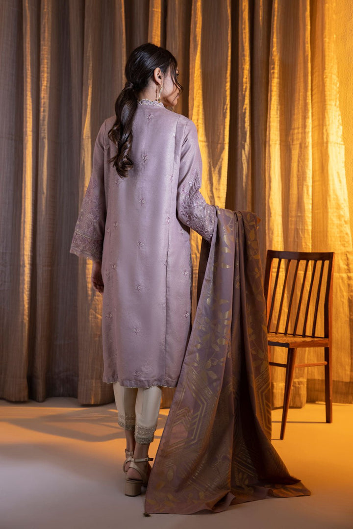 Sapphire- 2 Piece - Embroidered Jacquard Suit