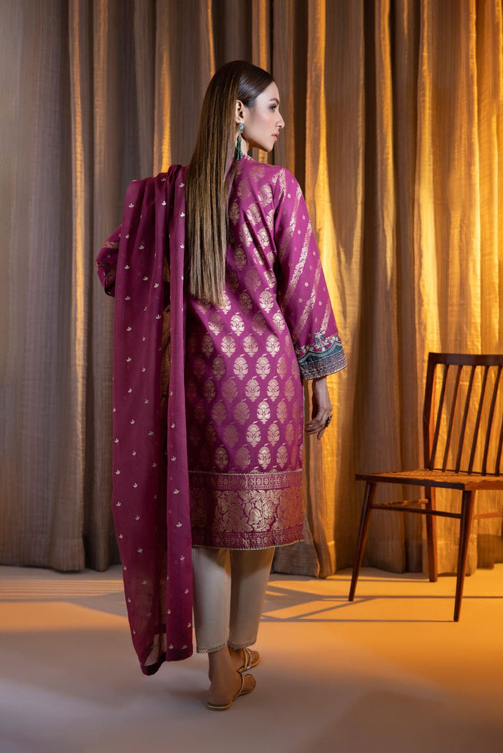 Sapphire- 2 Piece - Embroidered Jacquard Suit