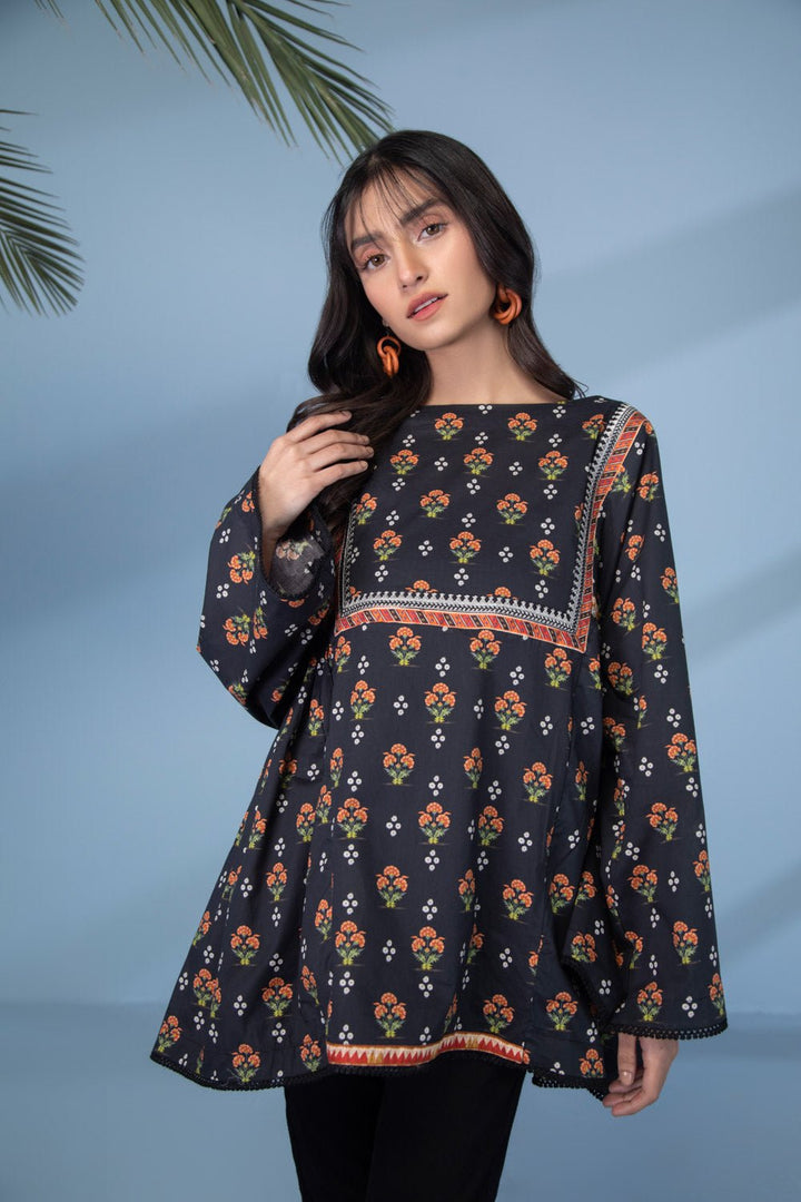 Sapphire- Embroidered Lawn Kurti