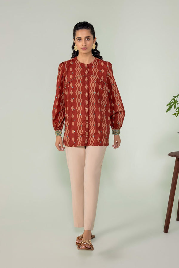 Sapphire- Embroidered Lawn Kurti