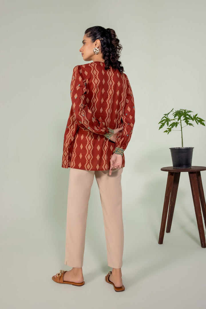 Sapphire- Embroidered Lawn Kurti