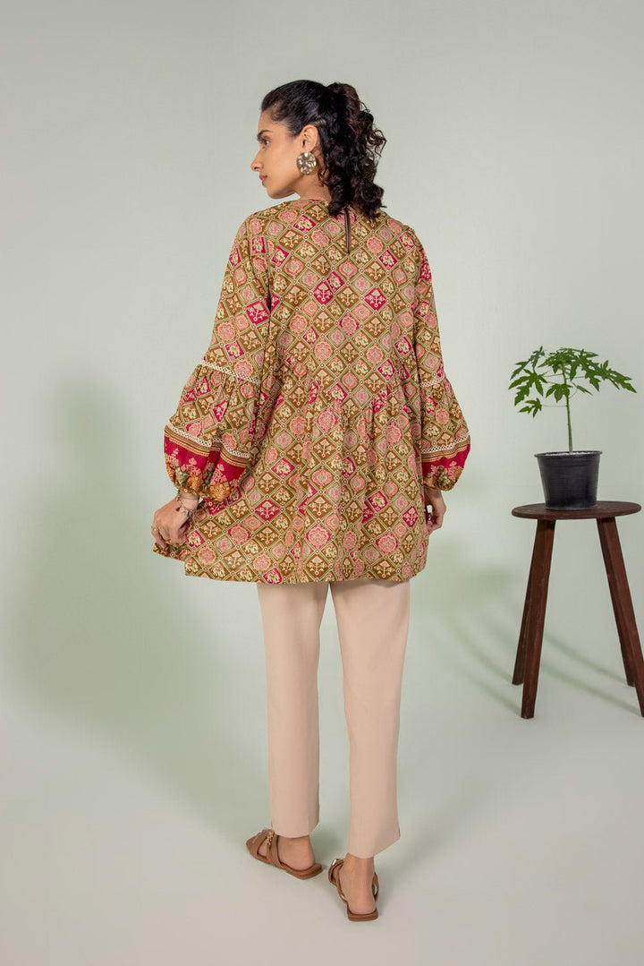 Sapphire- Embroidered Lawn Kurti