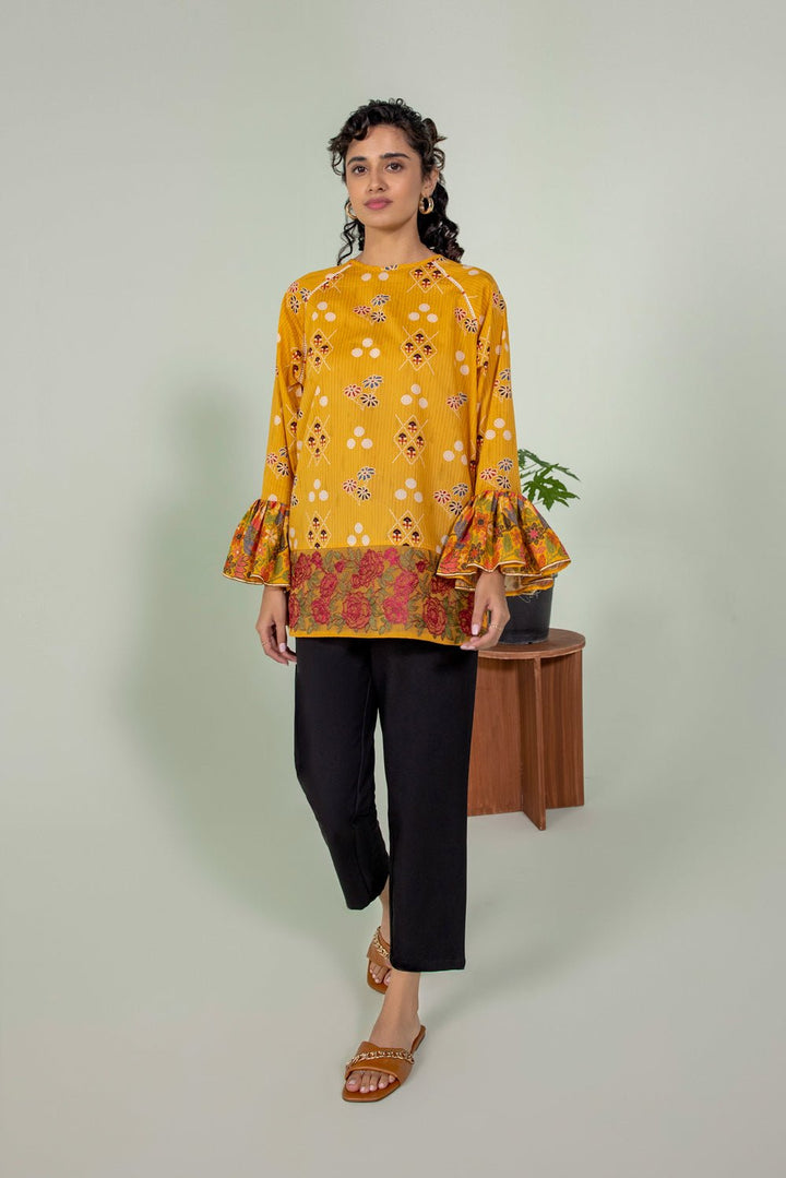 Sapphire- Embroidered Lawn Kurti