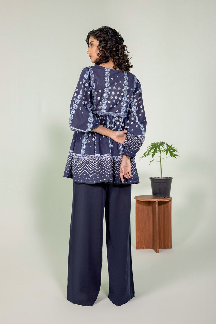 Sapphire- Embroidered Lawn Kurti