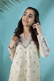 Sapphire Embroidered Cotton Shirt
