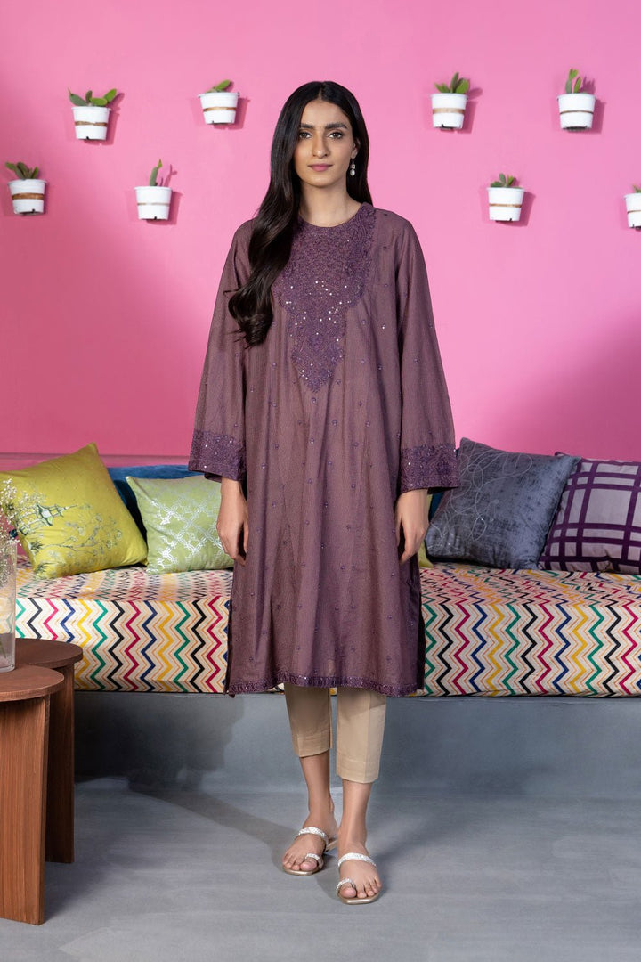 Sapphire- Embroidered Zari Lawn Shirt