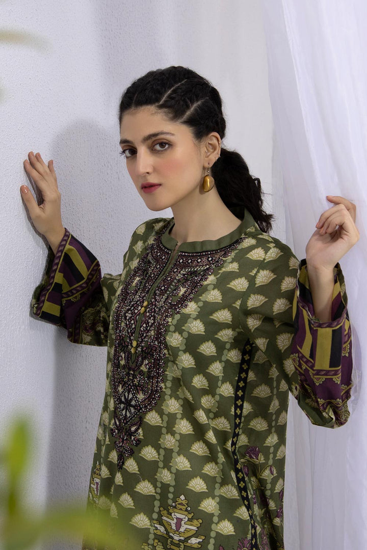 Sapphire- Embroidered Lawn Shirt