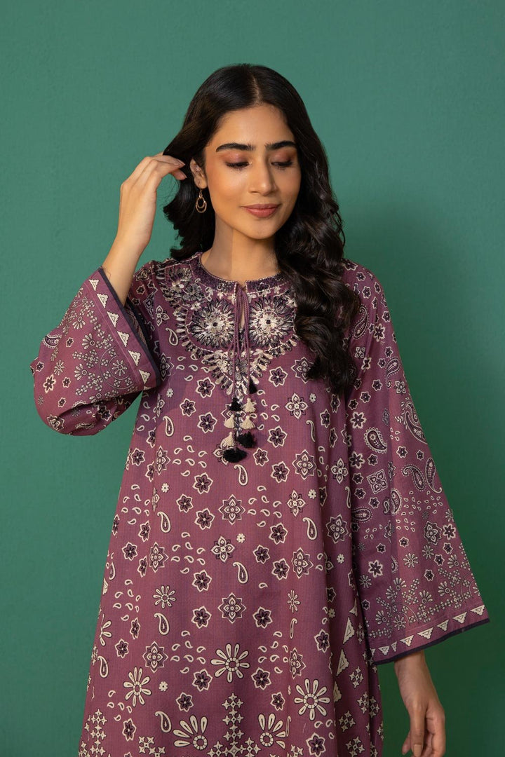 Sapphire- Embroidered Lawn Shirt