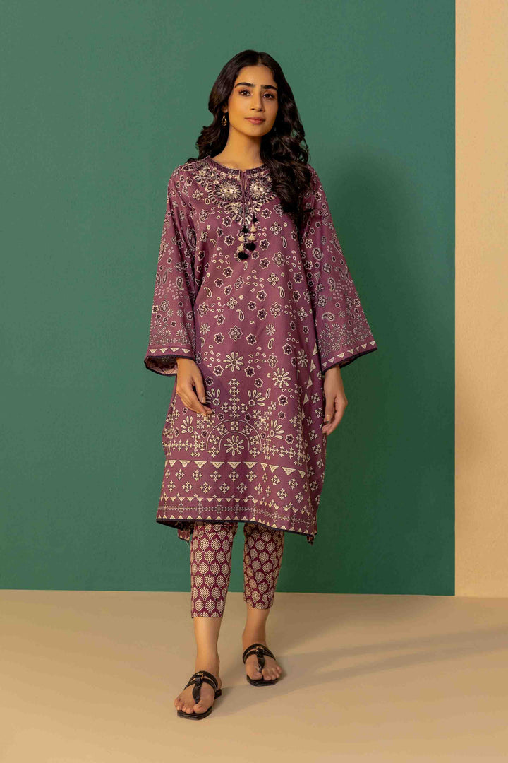 Sapphire- Embroidered Lawn Shirt