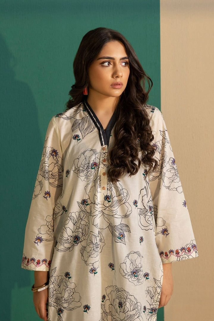 Sapphire- Embroidered Lawn Shirt