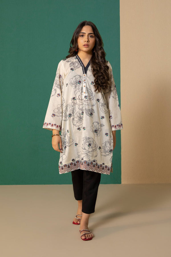 Sapphire- Embroidered Lawn Shirt