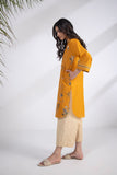 Sapphire-Embroidered Lawn Shirt