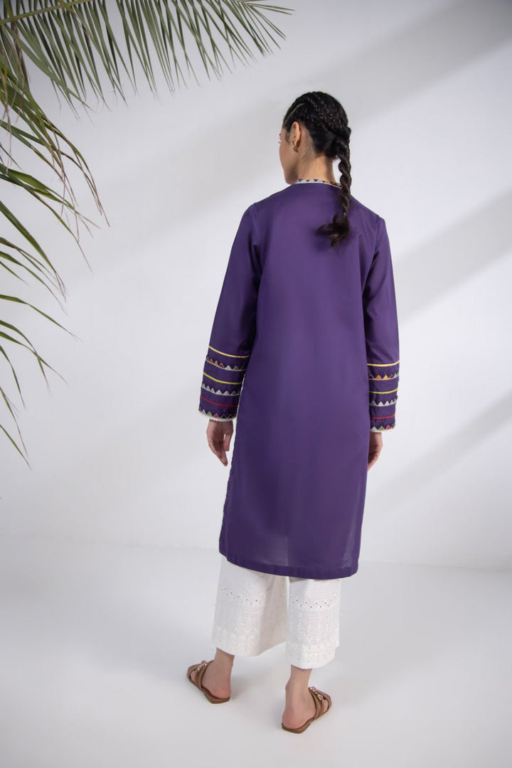 Sapphire- Embroidered Lawn Shirt