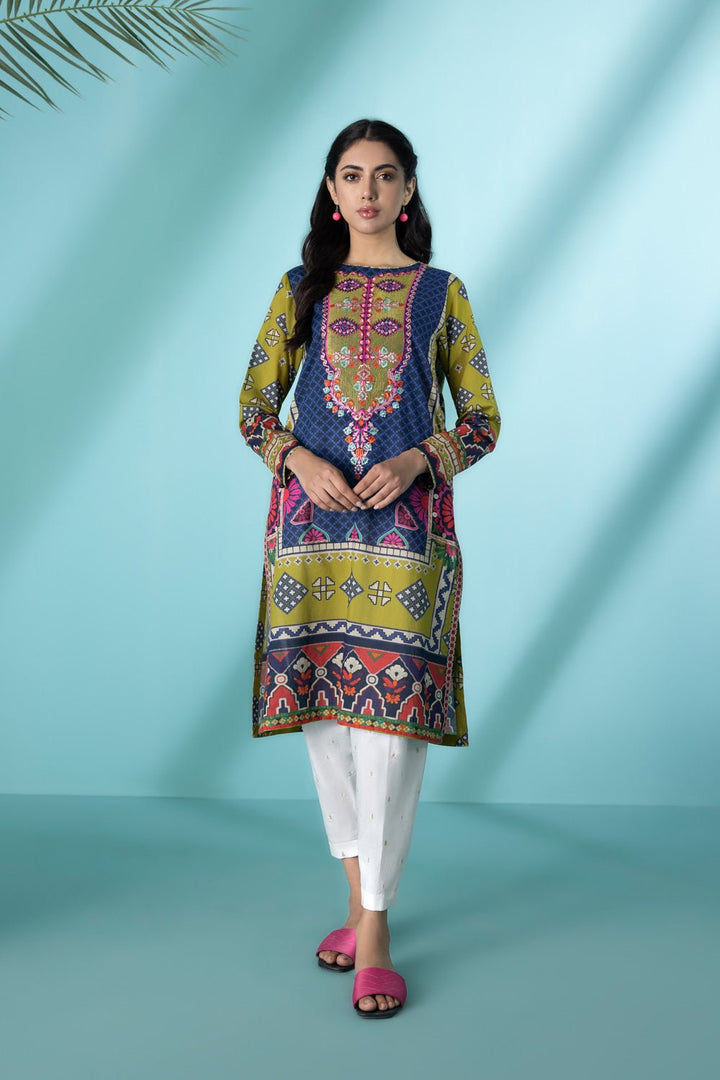 Sapphire- Embroidered Lawn Shirt