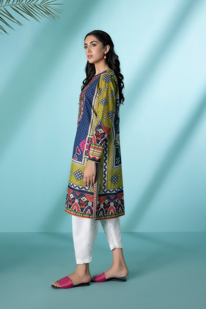 Sapphire- Embroidered Lawn Shirt