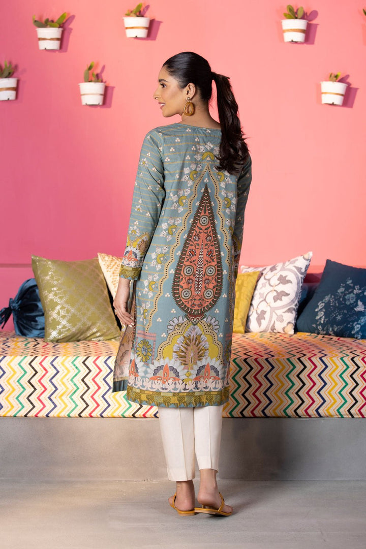 Sapphire- Embroidered Lawn Shirt