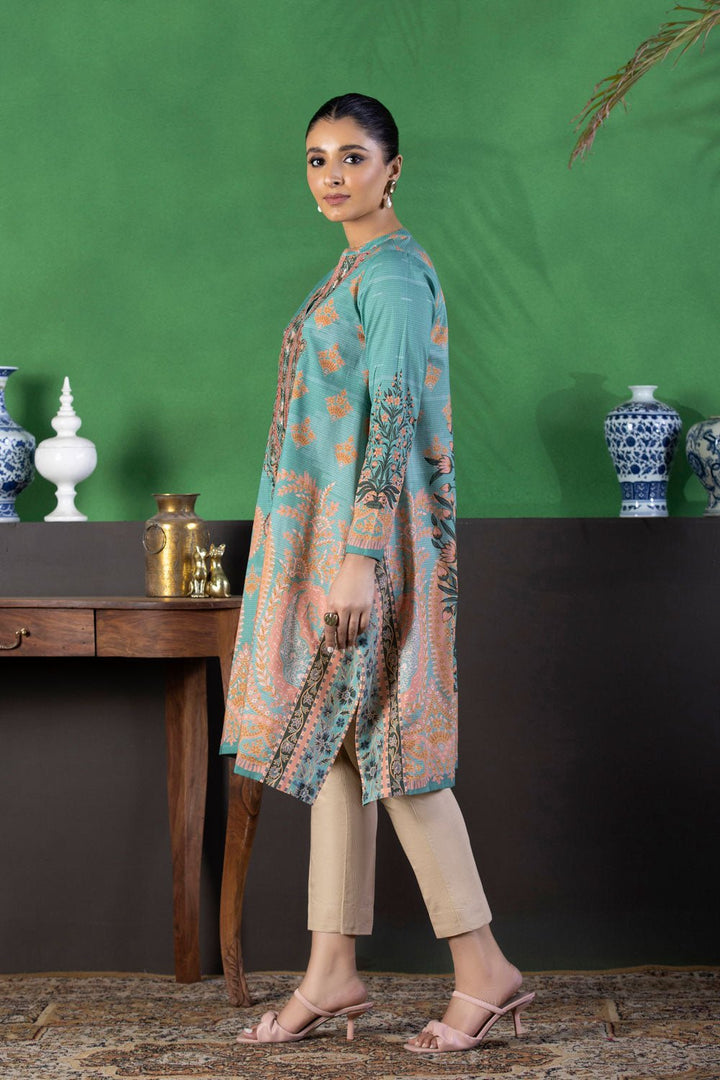 Sapphire- Embroidered Lawn Shirt