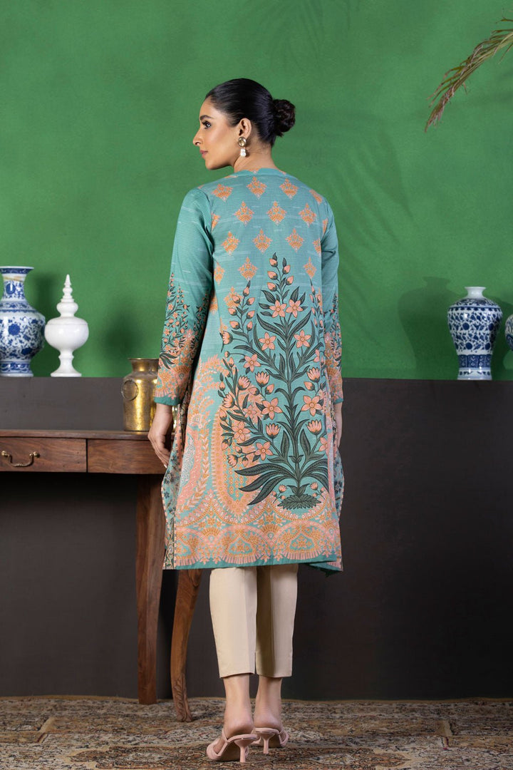 Sapphire- Embroidered Lawn Shirt