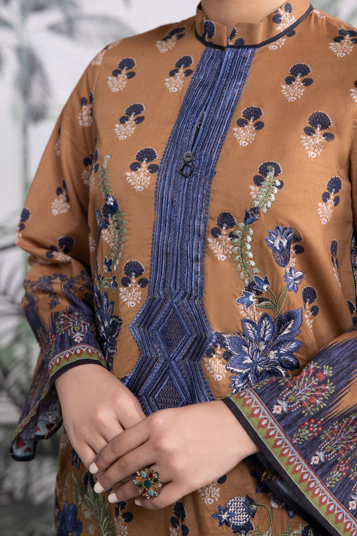 Sapphire- Embroidered Lawn Shirt